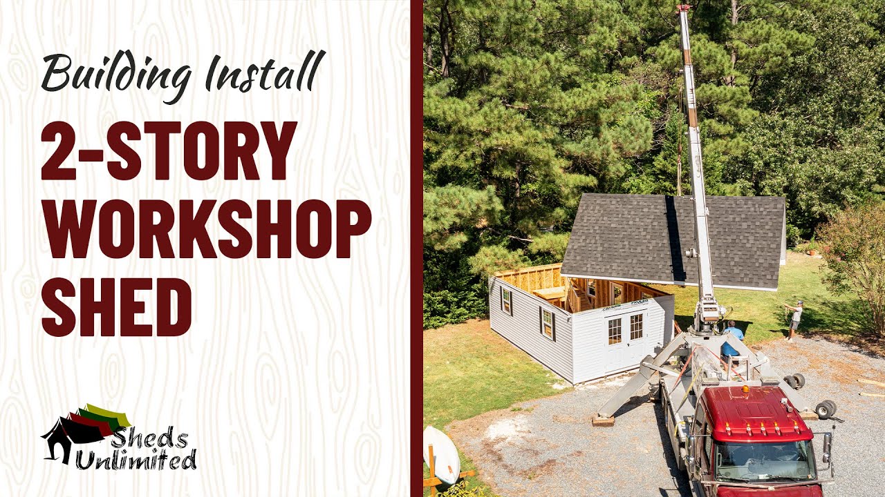 Building a 2-story Shed | Complete On-site Construction