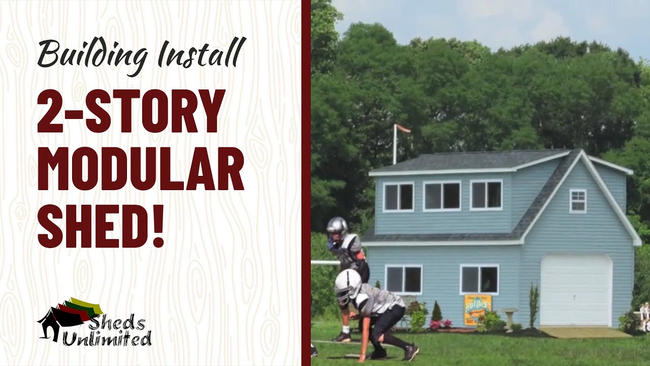 Two Story Modular Sheds, Barns and Garages in PA, NJ, CT, DE, NY, MD, VA