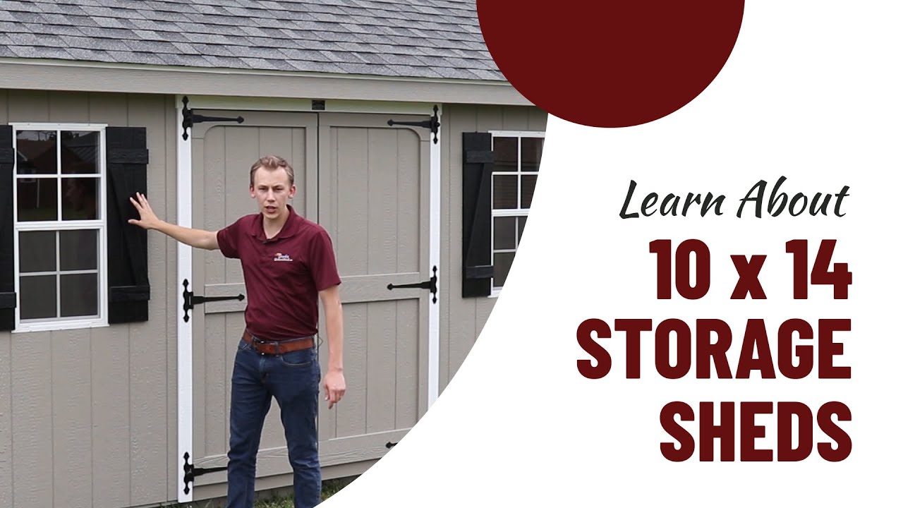 10x14 Storage Sheds to make more Space for Life