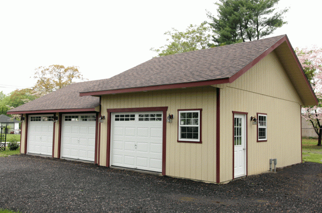 custom 3 car garage detached garage builder 0
