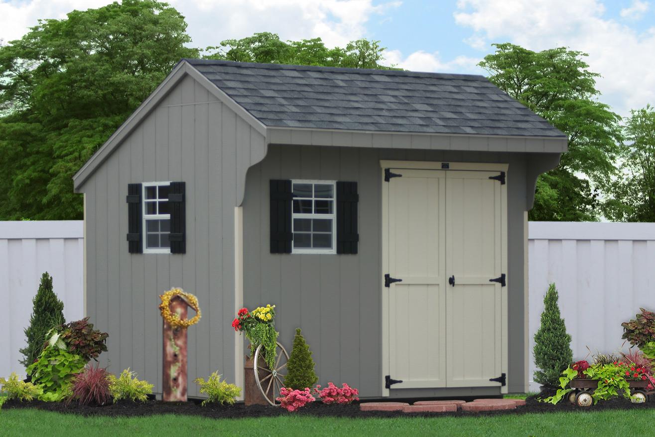 10x10 saltbox storage shed