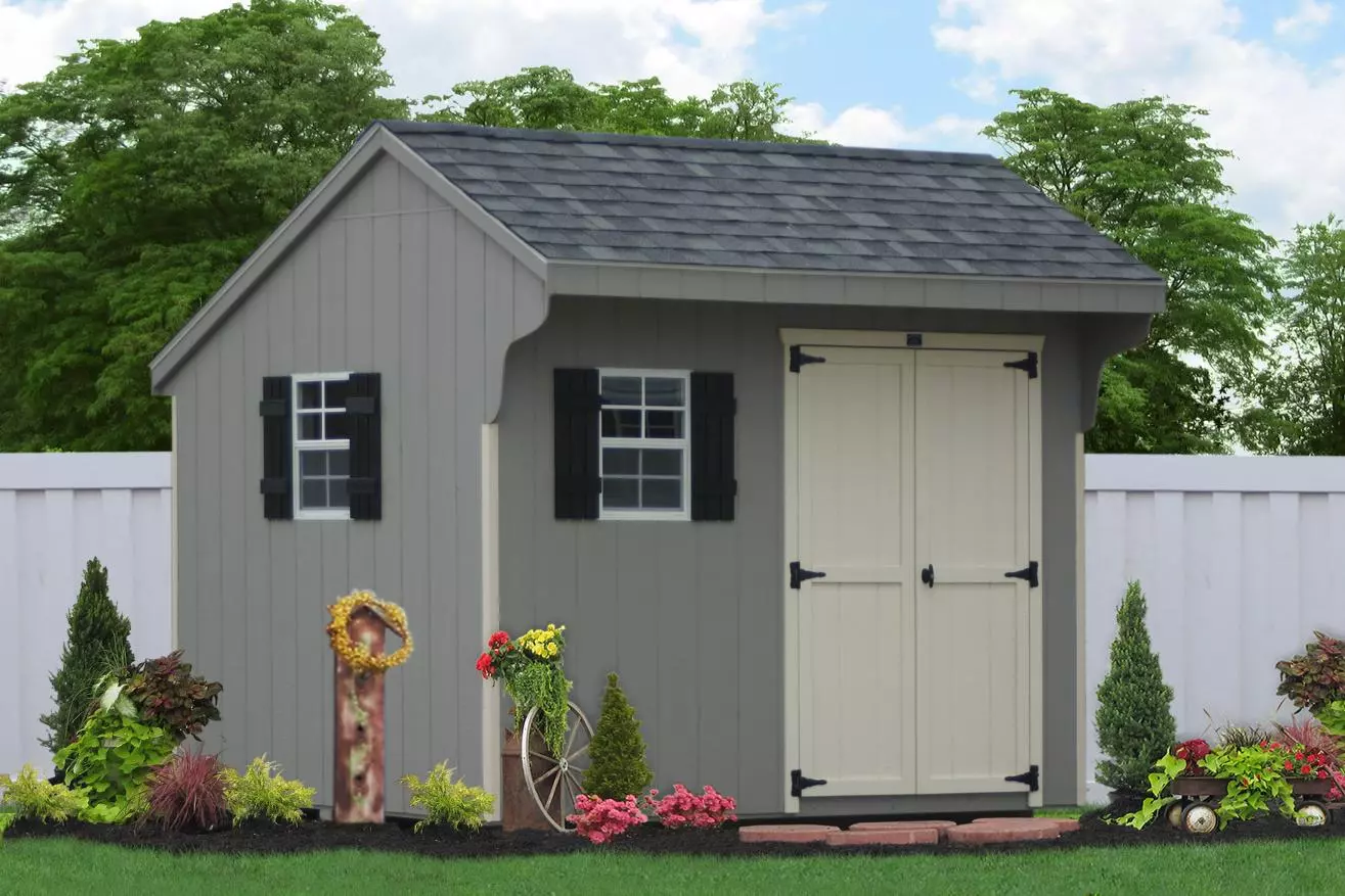10x10 Sheds: The Mighty Mini for Storage 13 10x10 saltbox storage shed