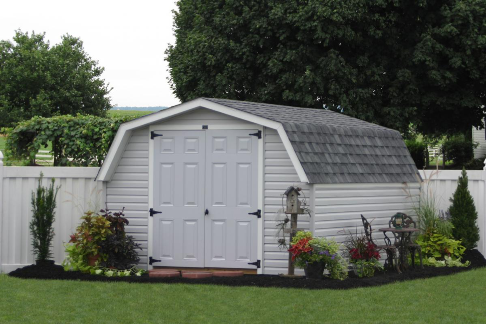 10x10 vinyl minibarn shed pa