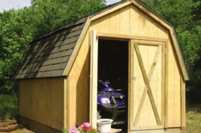 atv storage shed garage