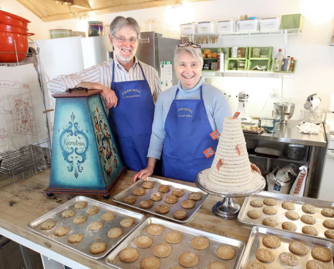 bakery in a storage shed