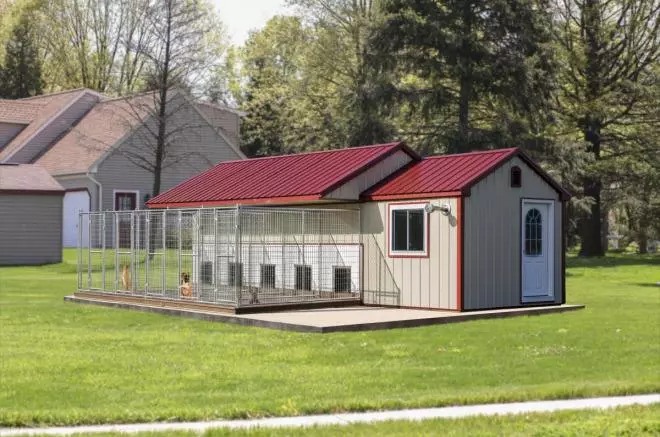dog kennel mansion