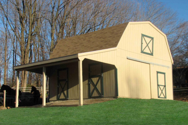 17 Amazing Shed Uses with 101+ Examples 107 horse barn with hay storage