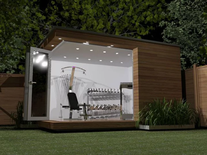 modern backyard gym pa