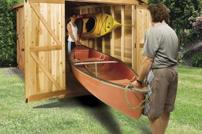 portable canoe storage sheds