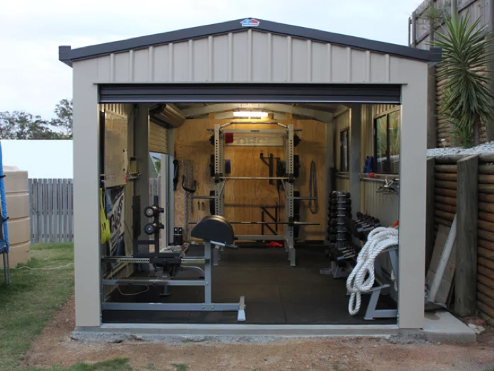 shed garage backyard gym