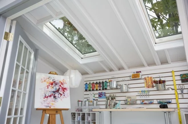 storage shed art studio 0