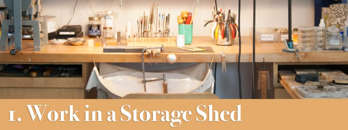 work in a storage shed pa