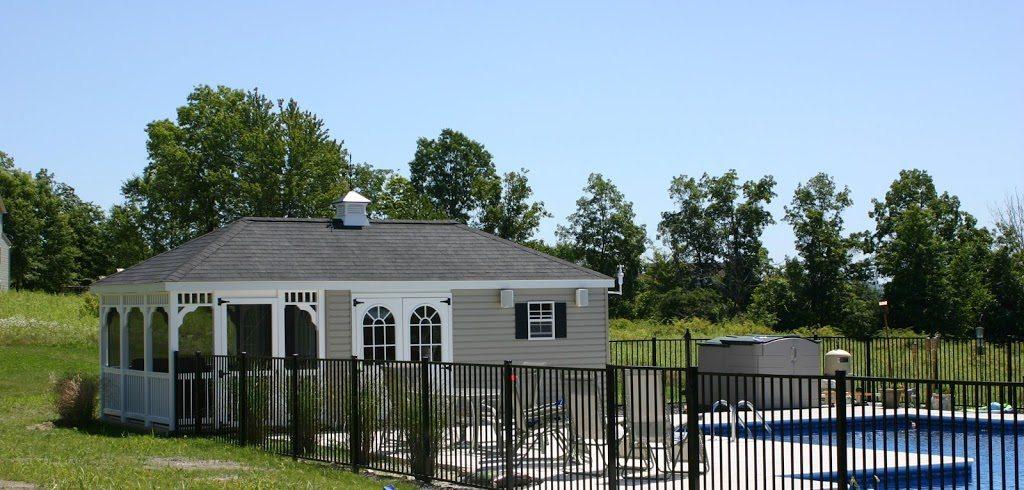 Vinyl Pool Houses: A Superb Choice 1 vinyl backyard swimming pool house