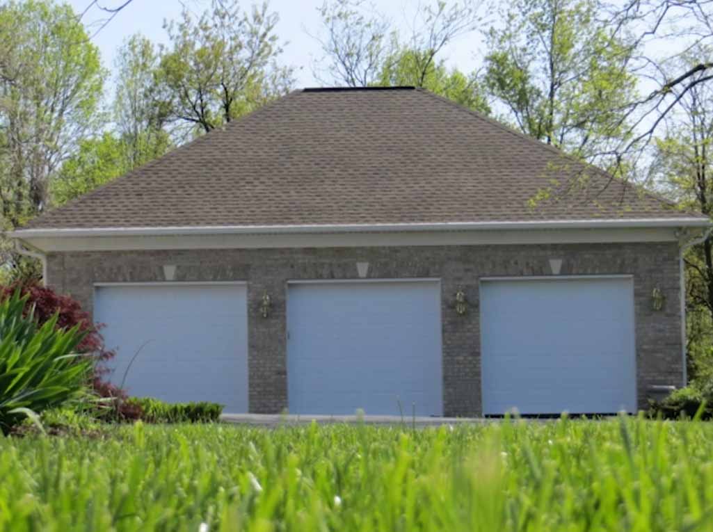 3 car amish built garage 0