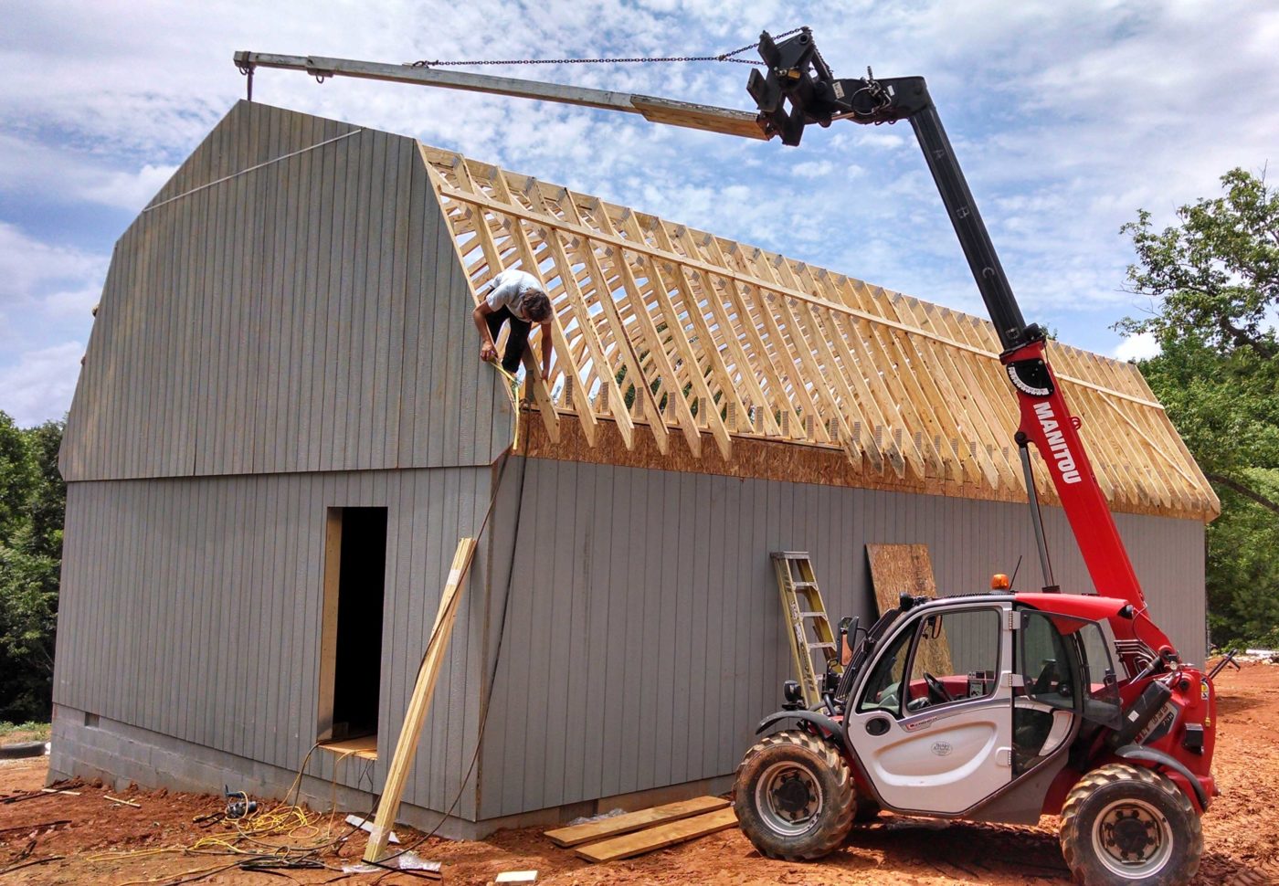 amish built maxibarn garage 0