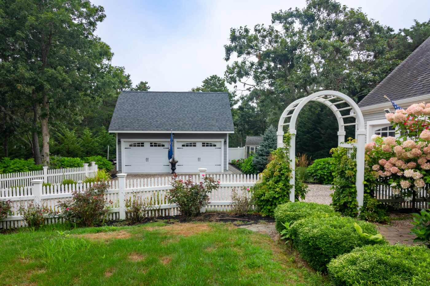 amish built double wide modular garage