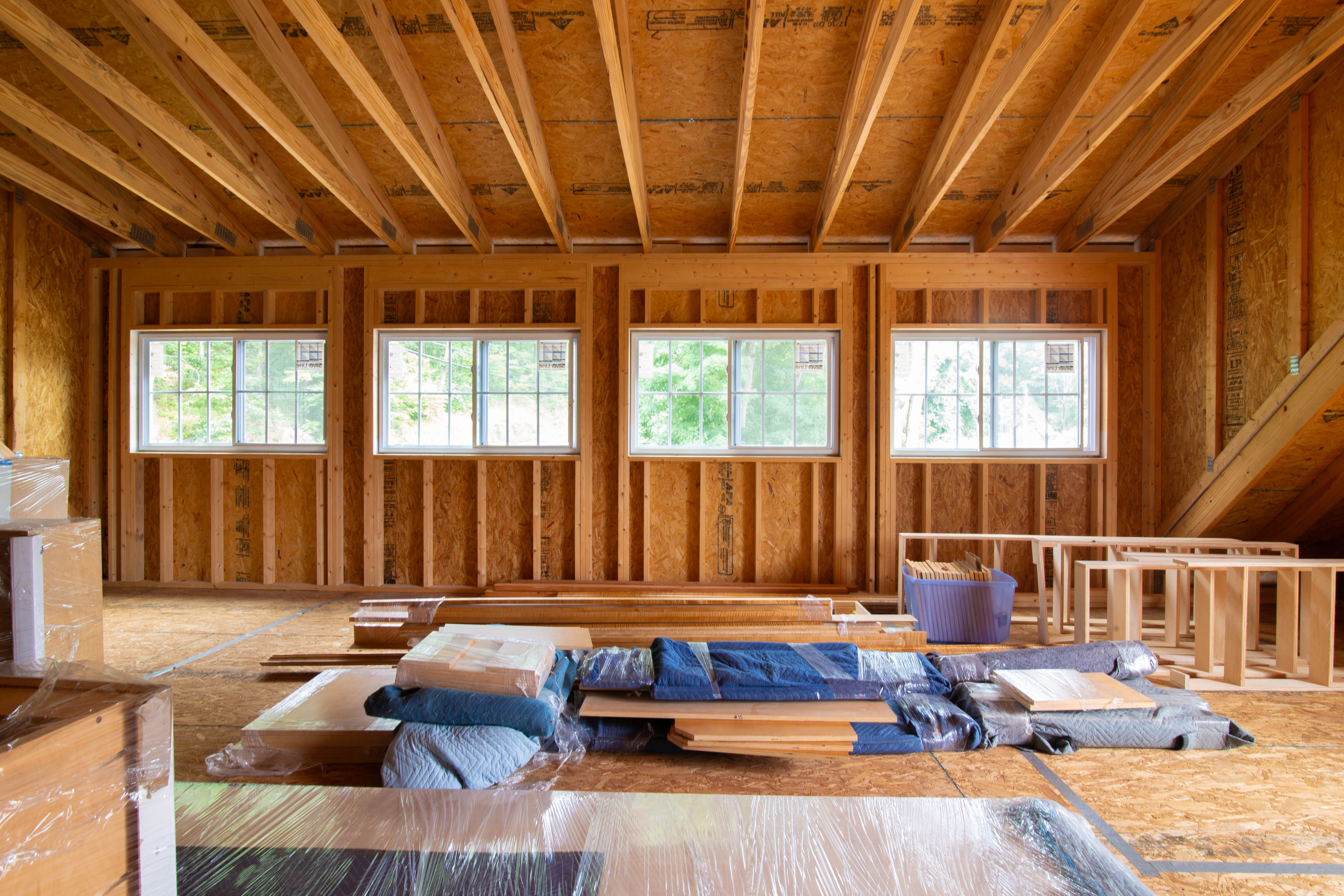 amish built garage with attic space 0