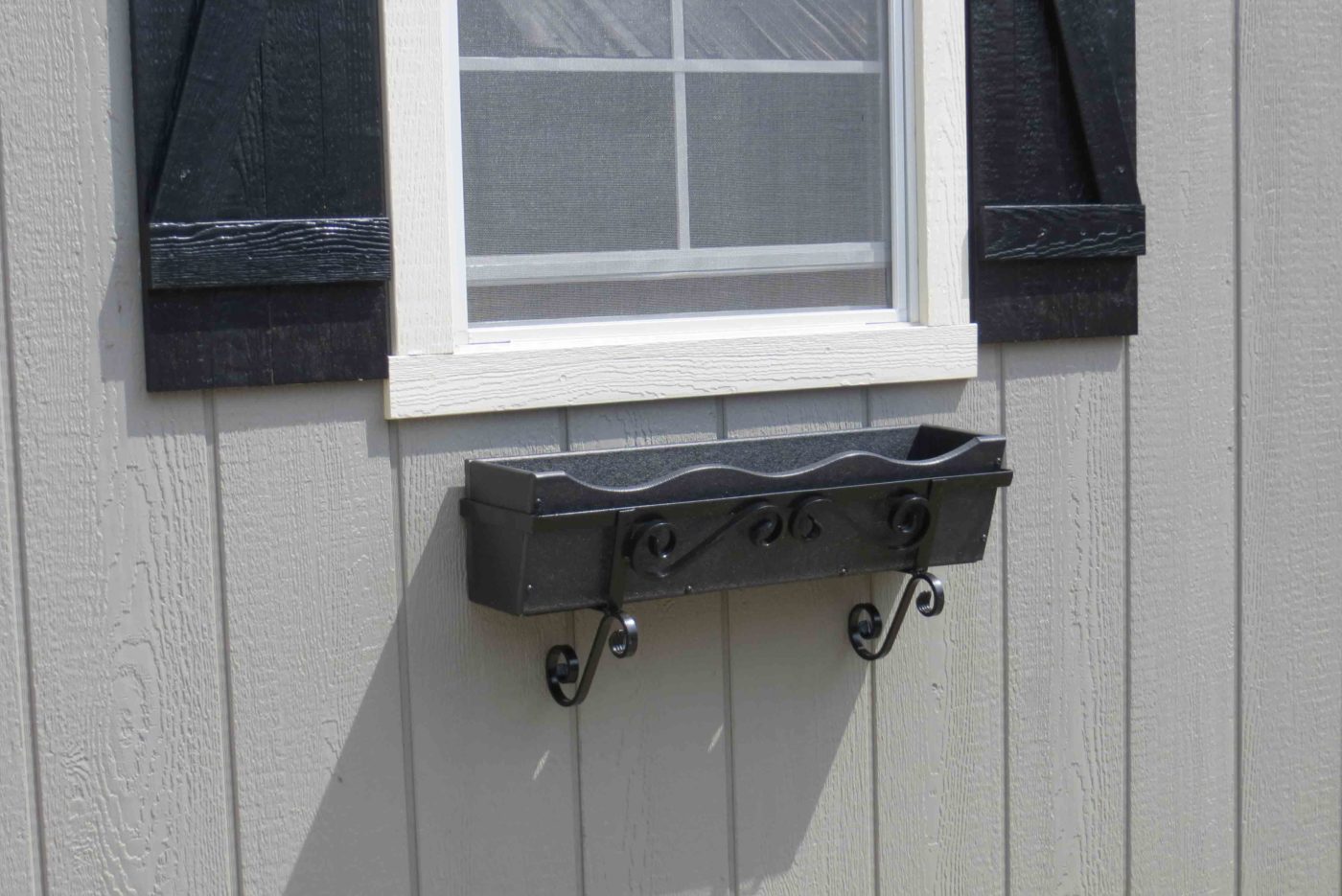 gray flowerbox pa garage builder