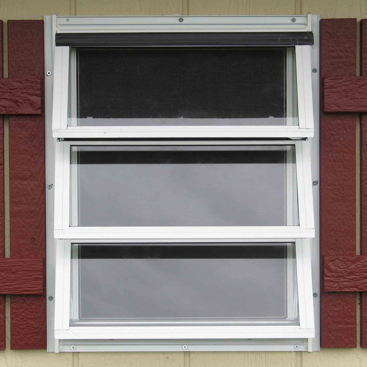 red shutters pa garage builder