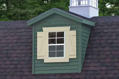 single window dormer custom garage builder