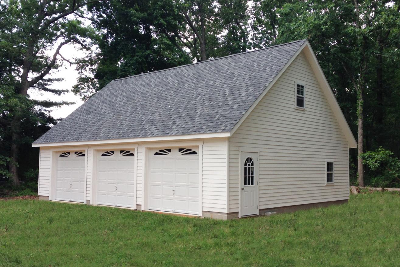three car garages buildings