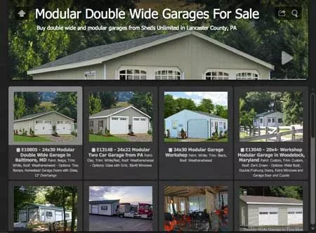 100s of Inspiring Garage Design Ideas 2 modular garages photo gallery 0