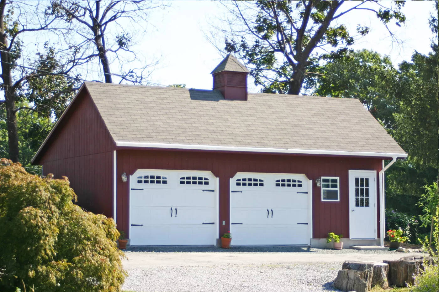 How Much Does a Two-Car Garage Cost? 10 saltbox two car garage cost