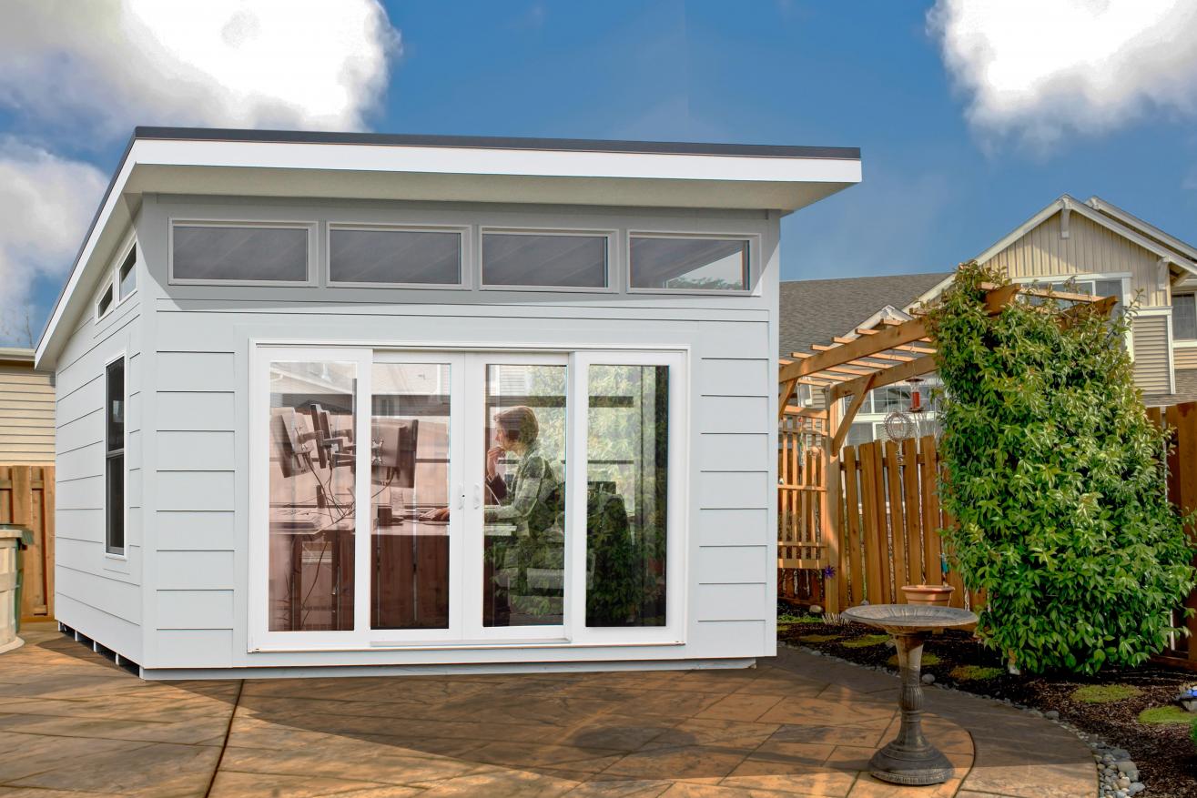 Modern Garden Shed Designs for 2021 6 home office modern garden shed 0