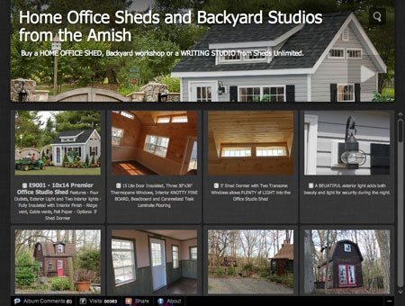Ideas for Photography Studio Sheds + More 1 amish shed design ideas