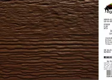 dark brown shed siding paint color code