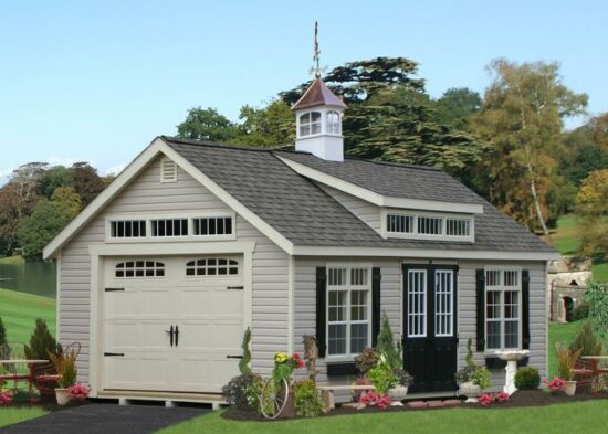 vinyl 1 car garage wv