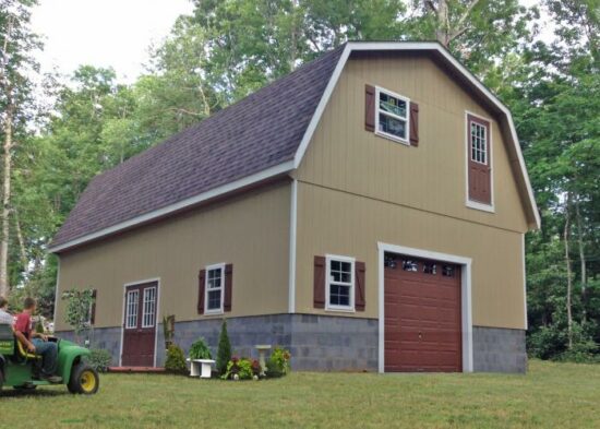 amish two car garage nc