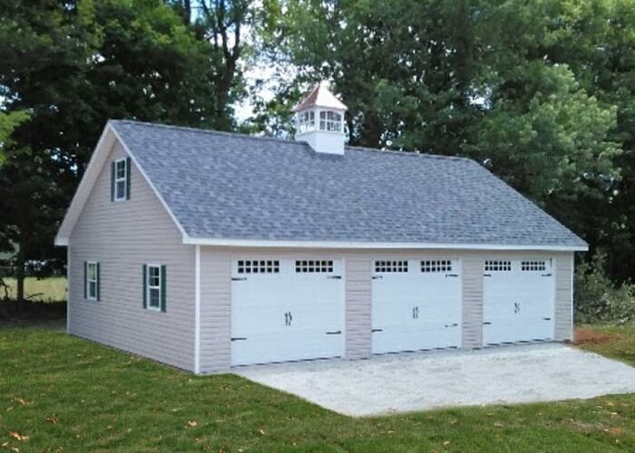buy vinyl three car garage nj