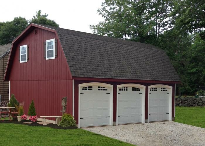 detached attic three car garage ct
