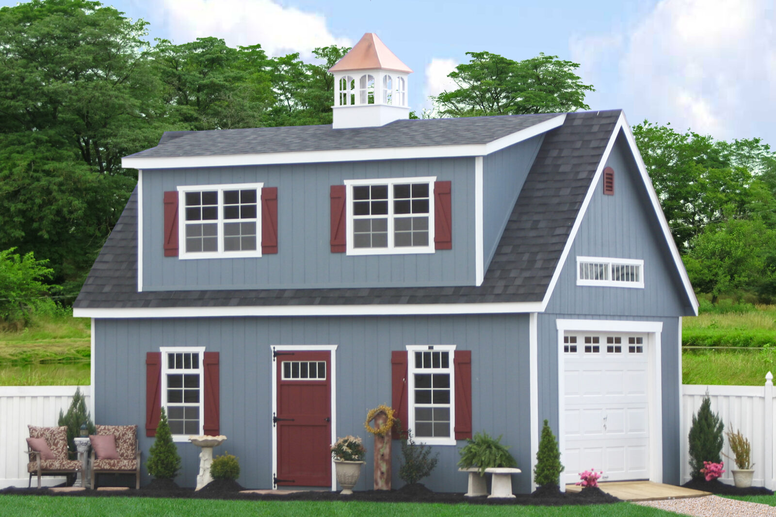 two story garage