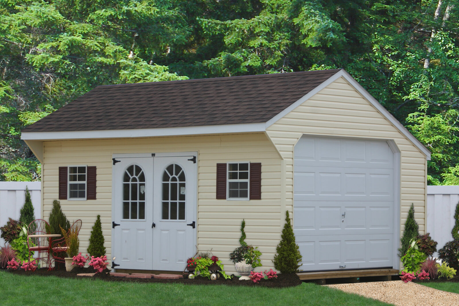 vinyl economy single car garages ct nh