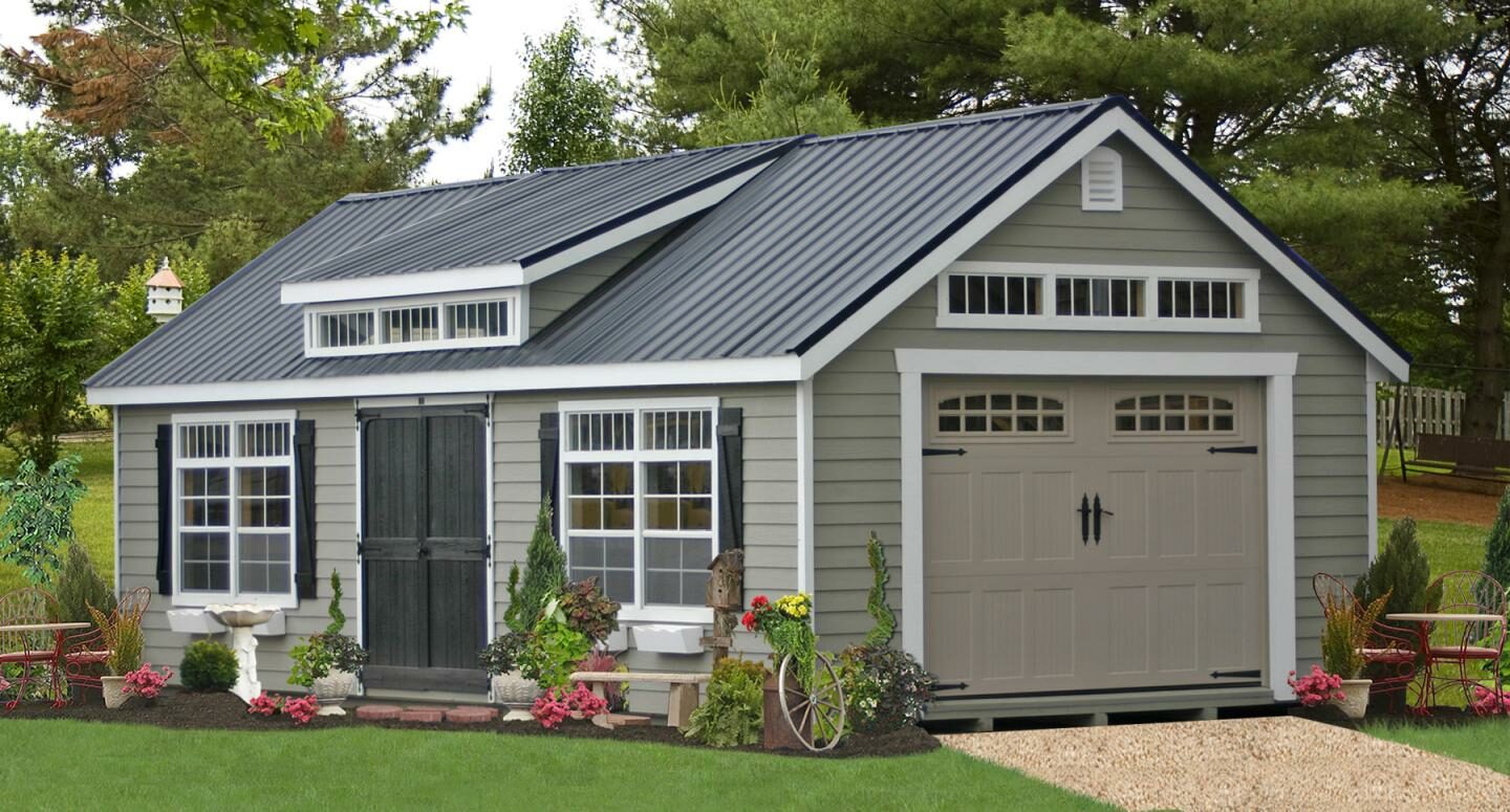 metal roof prefab car garages