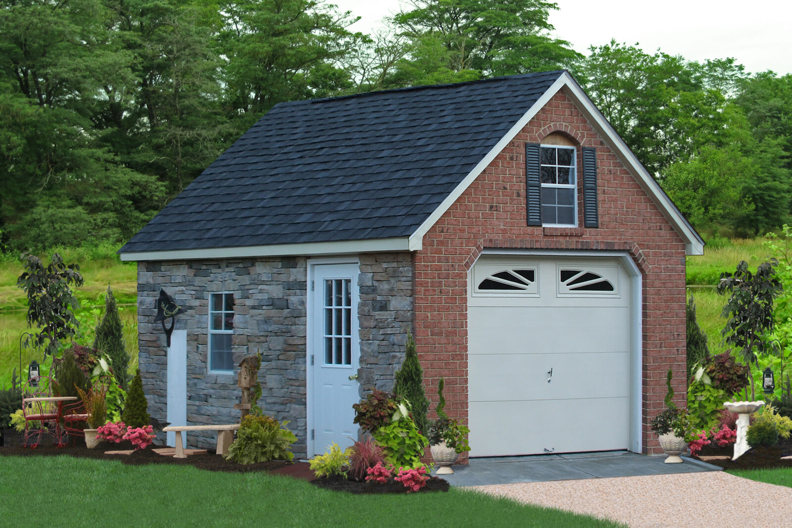 premade prefab car garages