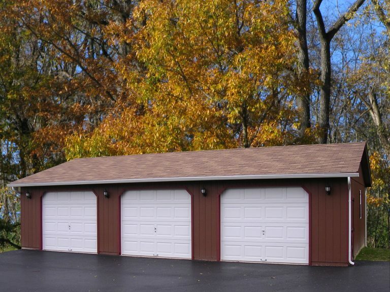 Standard Three Car Garages 2 economy three car garages