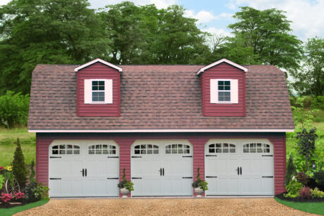 2 Story MaxiBarn Three Car Photo Gallery 2 economical three car garage