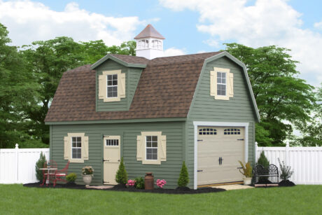 2 Story MaxiBarn Single Car Photo Gallery 3 one car two story garage