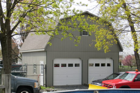 Attic MaxiBarn Two Car Photo Gallery 3 two car garage with attic area