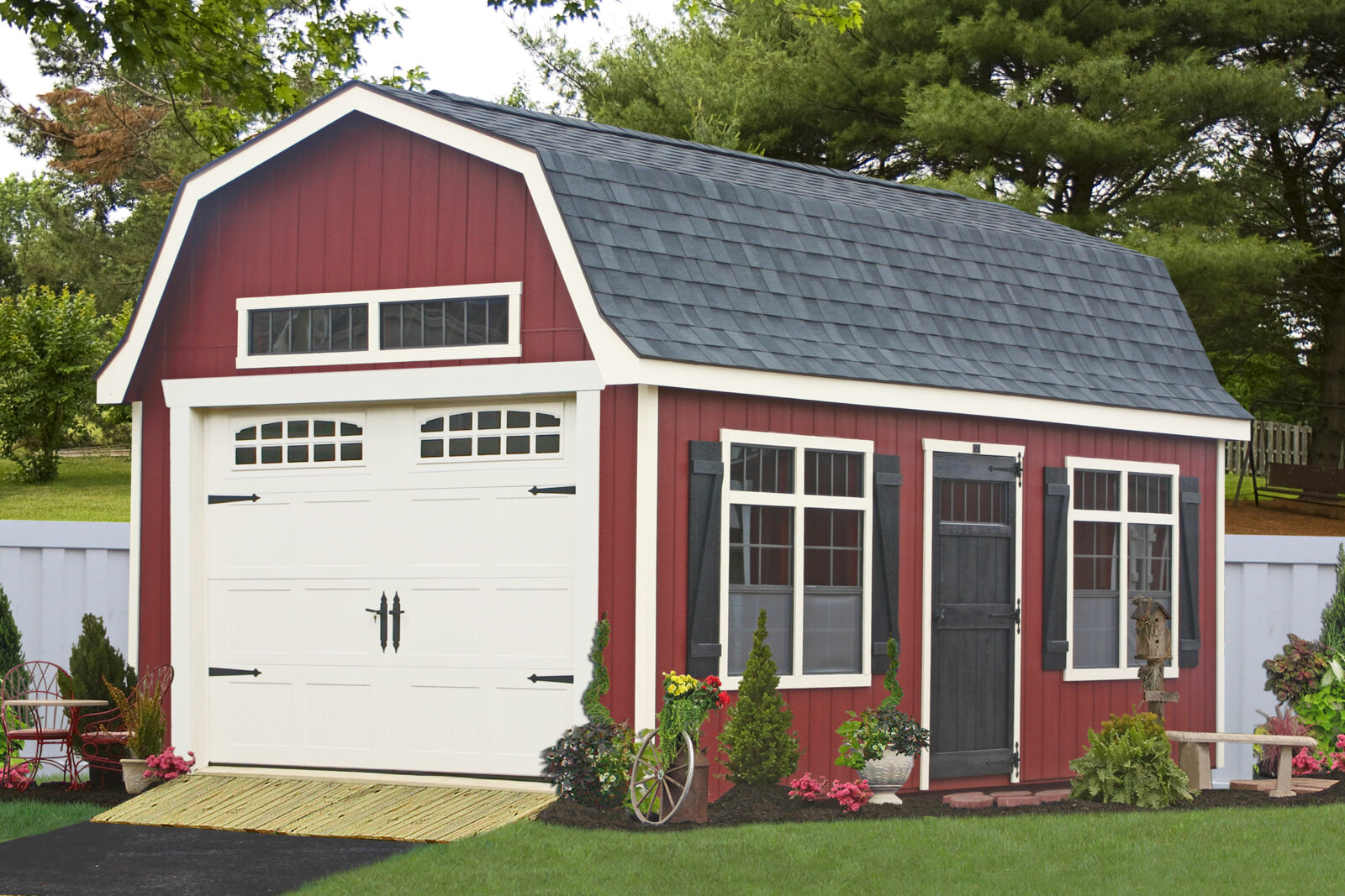 premade garage with loft space de md