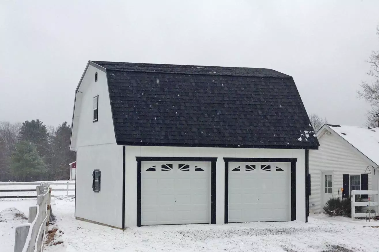 4 Unique Car Garages in Binghamton, New York 8 barn style2 car garage