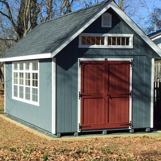 Amish-Built Storage Sheds in Maryland 11 customer storage shed in maryland