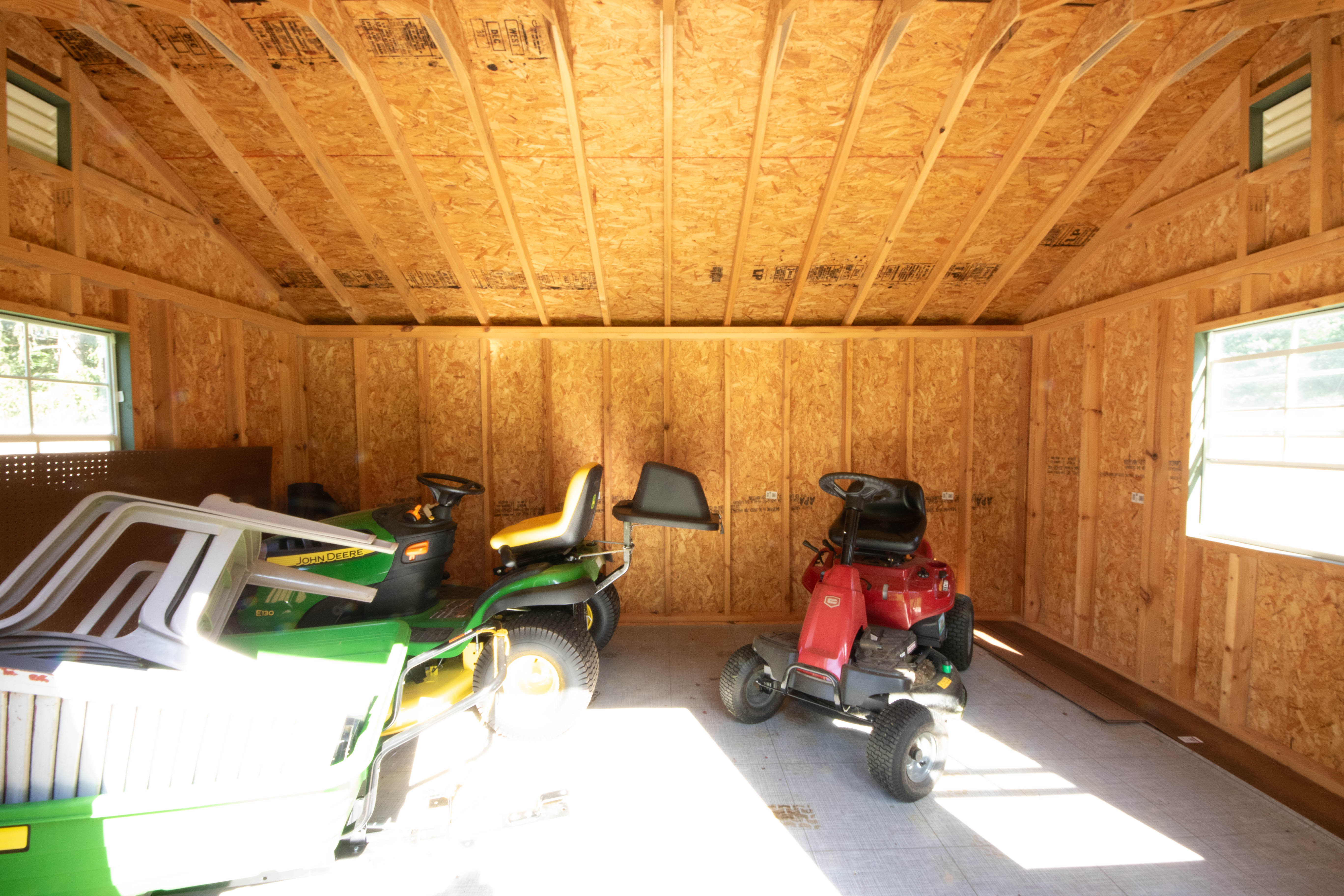Backyard Storage Sheds: 5 Key Points To Choosing The Right Shed 3 backyard storage sheds with lawn mower