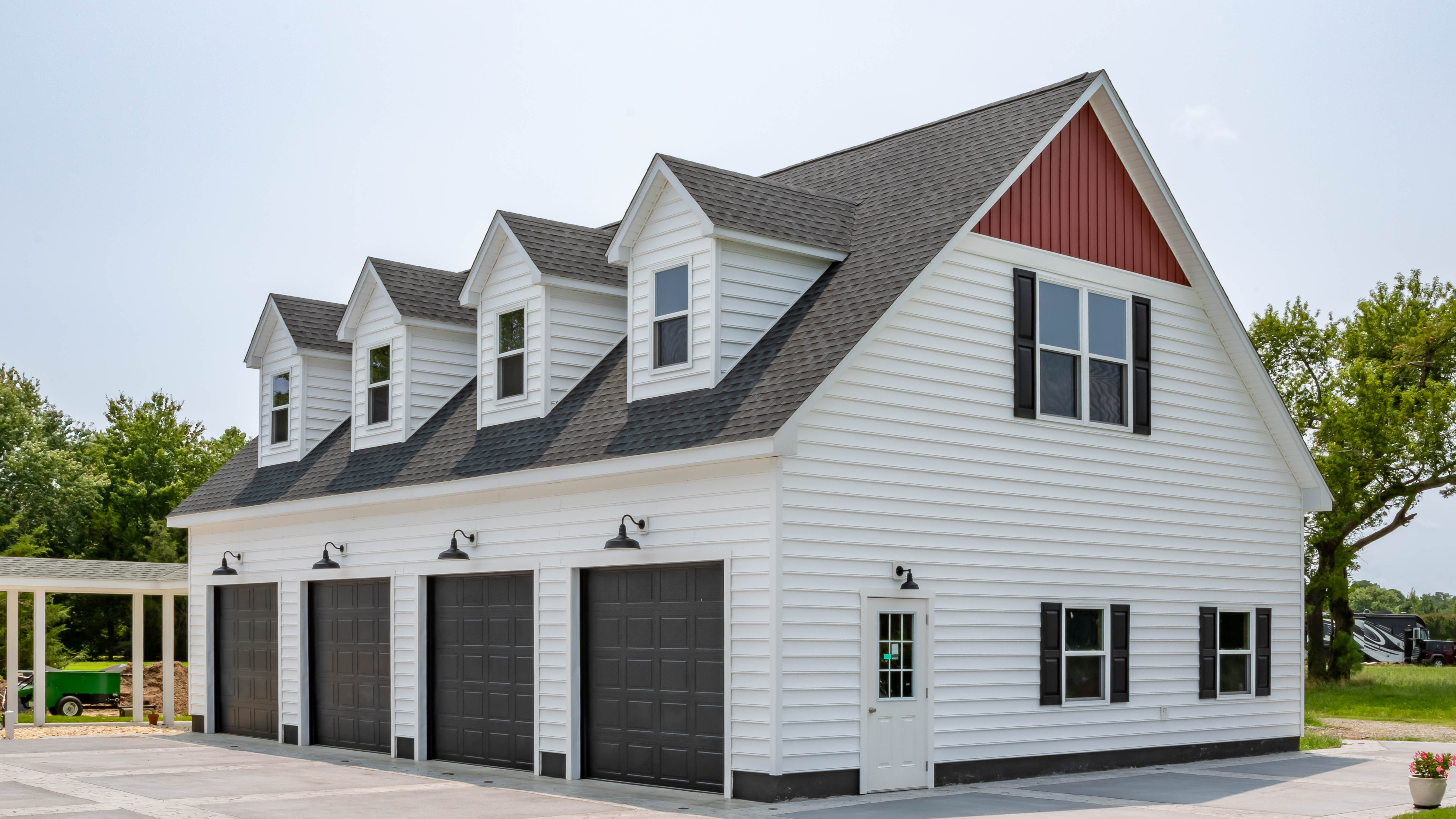 Options for a Prefab Garage Apartment Space 5 legacy four car garage 1