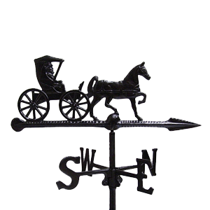 Cupolas & Weathervanes 20 black buggy 1