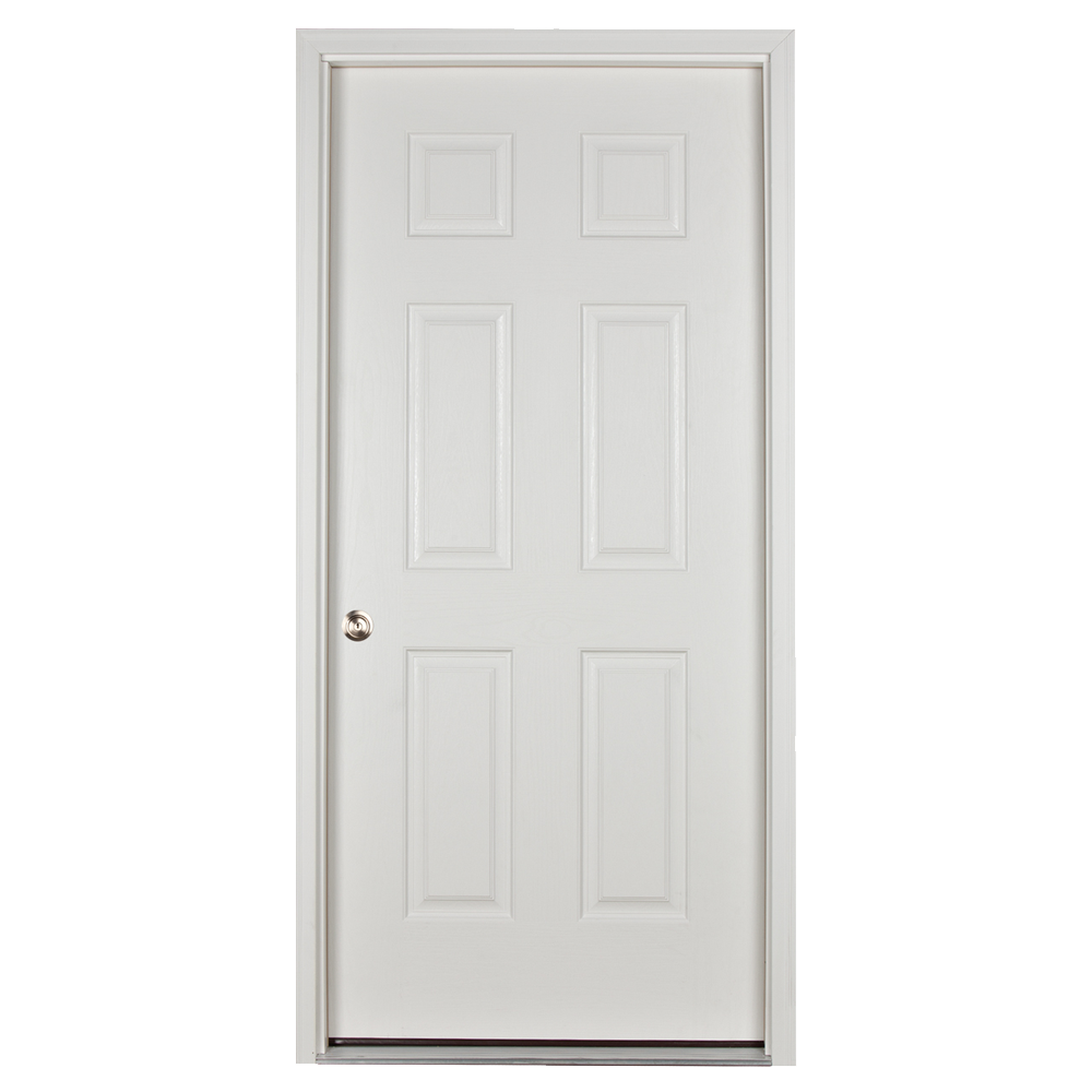 prehung door for sheds and garages
