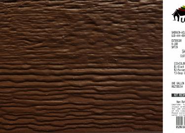 dark brown shed siding paint color code